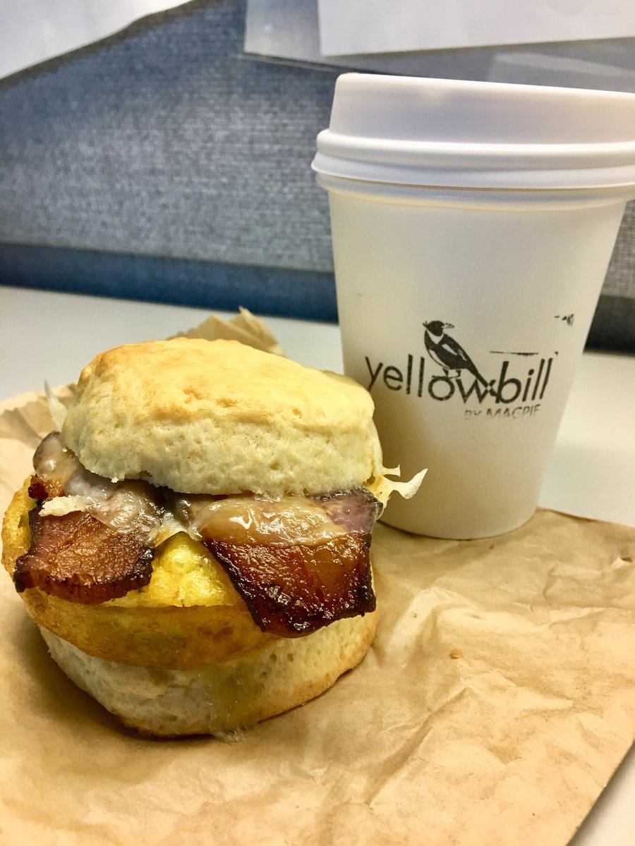 The bacon biscuit sandwich <a href="/yellowbill/">Yellowbill</a> is a great way to start your day!
