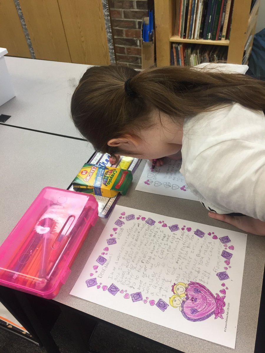 ThereseSadlier's tweet photo. We love our pen pals #Wearelamphere #ValentinesDay #LisaPeters #SouthLyon https://t.co/L7WxEuxiOU
