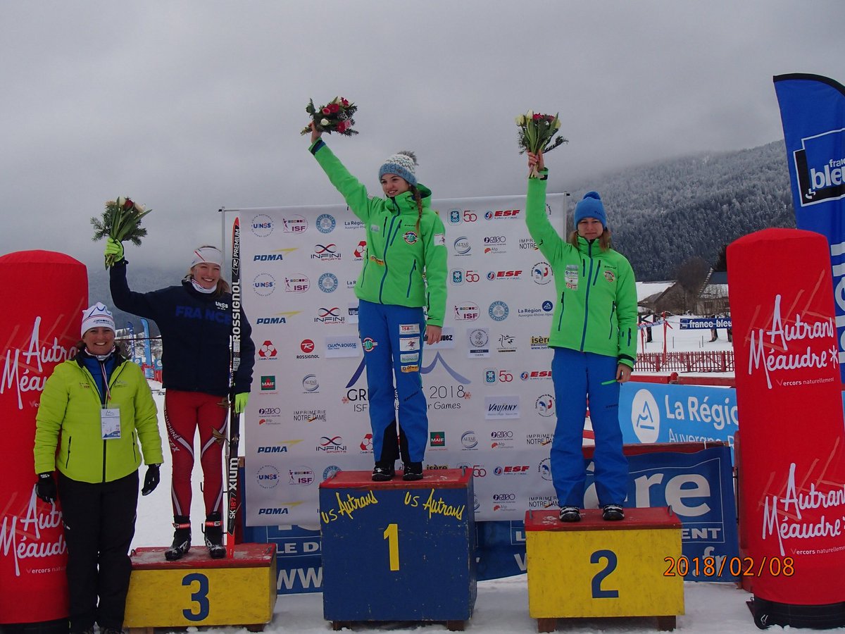 ReportersUNSS's tweet photo. ISF Wintergames Grenoble 2018!!
Podiums Ski Nordique sur Autrans @unss @ISFsports #ISFwintergames https://t.co/j9K2dNALvJ