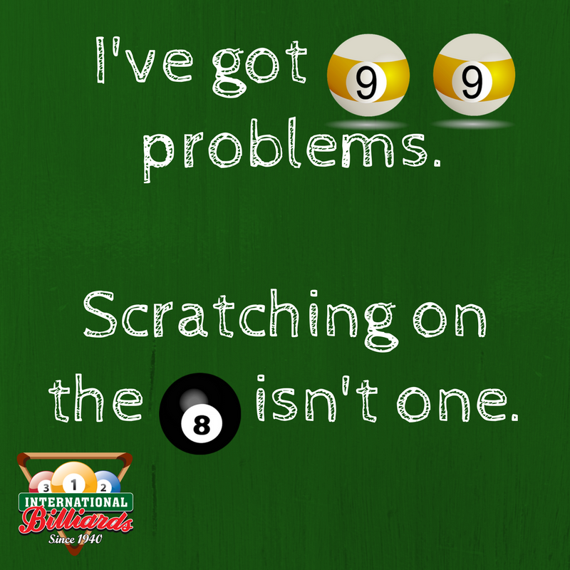 IntlBilliards's tweet photo. Tag the guy that ALWAYS has this problem.... https://t.co/RaWXm587le