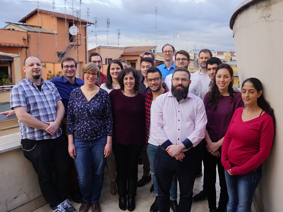The FutureAgriculture team having a break on a terrace in #Rome #meeting #discussingscience