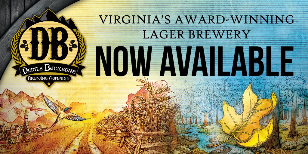 dbbrewingco's tweet photo. It's official! #DevilsBackboneBeer now available in Kentucky! Follow @DBbeer_Derik @DBbeer_Moscato and stay in the know! Looking at you #Louisville #Lexington #Covington https://t.co/at7WMyljdN
