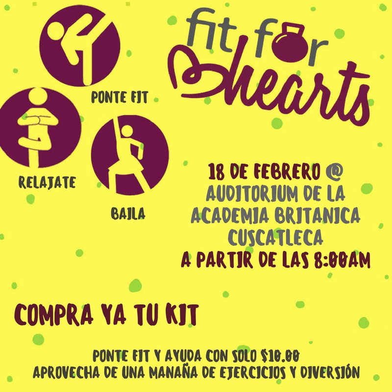 Anótalo en tu agenda y compra tu kit en nuestros puntos de venta: Kadó - Kitchen &amp; Home, Print&amp;Go y Farmacias Camila Plaza Malta, Plaza Barcelona y Centro Comercial Santa Rosa.
#pontefitayudando #llevaalosniños #ayudanosaayudar #FitforHearts