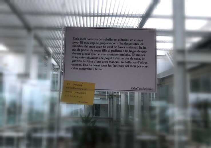 Arian_8's tweet image. Jo també m'identifico! Contenta del meu entorn laboral a @ICMCSIC, però encara hi ha molt per fer i que si @Esther__Garces?  #MeTooScience