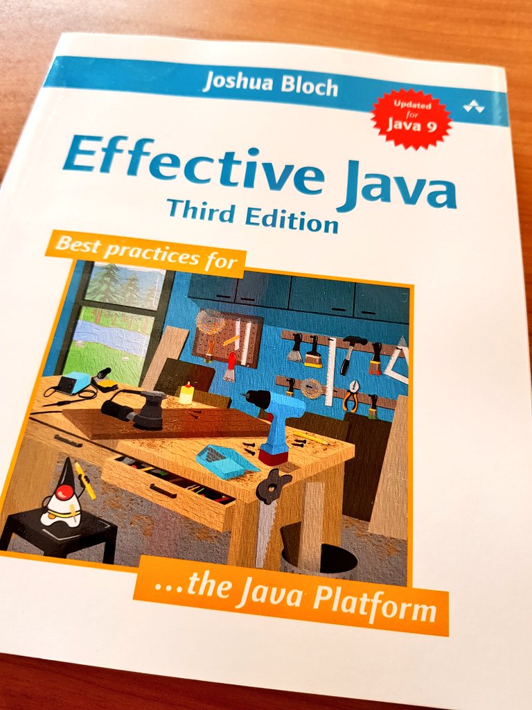 _benek's tweet image. Finally in my hands!

#Java9 #EffectiveJava