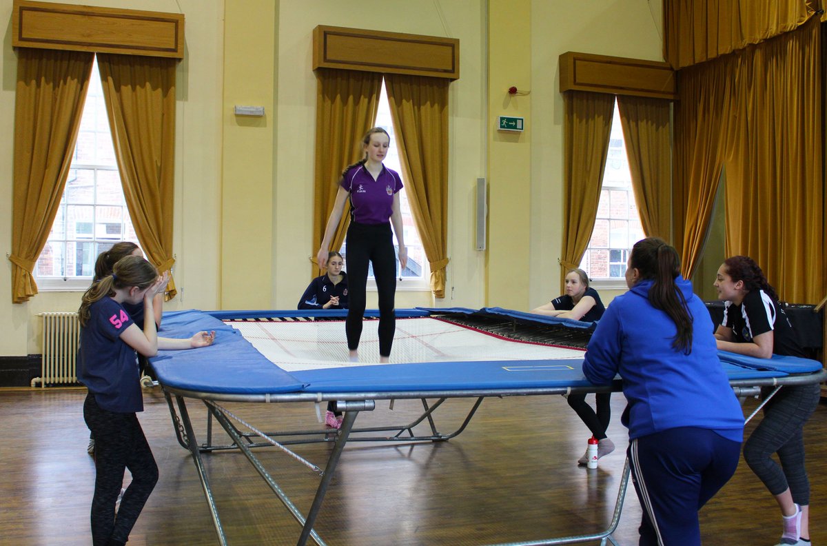 WGHSYorkshire's tweet photo. A fabulous afternoon of EDGE activities! 
We were #bouncing on the #trampoline, #baking chocolate croissants and using our science knowledge to make bath soaps to name just a few! #Thisgirlscan #funtimes #expandyourskills #TrySomethingNew https://t.co/uQSavYi5gJ
