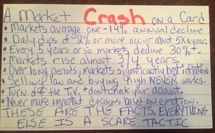 slangwise's tweet image. Before you freak out about another hit to the market, read this card: on.mktw.net/2EehYvB