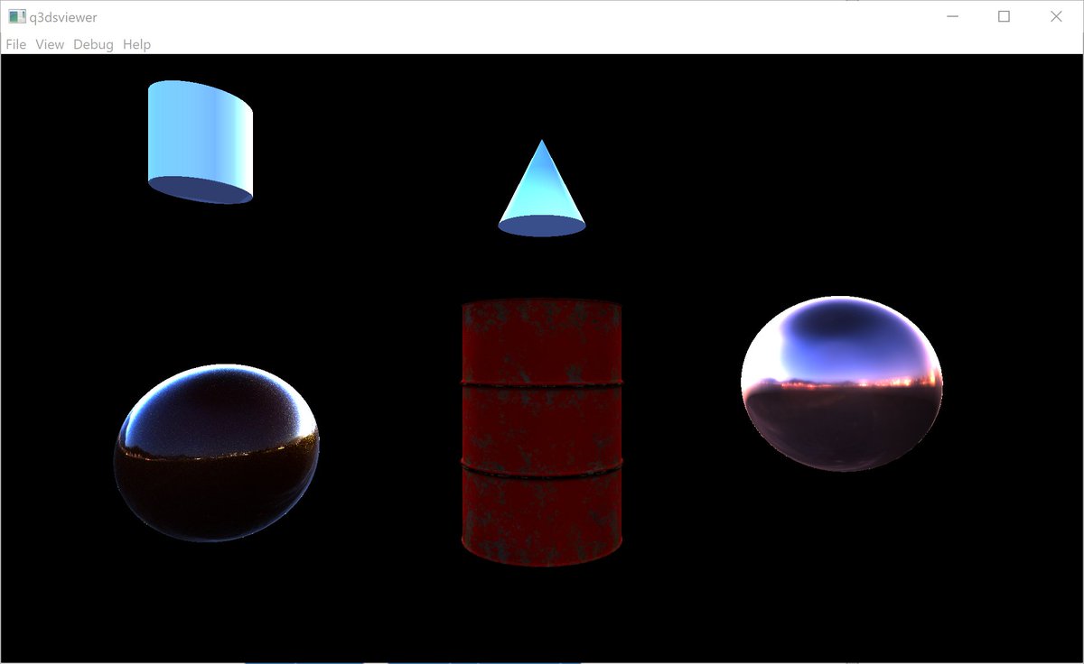 nezticle's tweet image. Today I added support for Image Based lighting in the Qt 3D Studio 2.0 runtime. Maybe IBL is too expensive on your embedded hardware? Fortunately I added support for using baked light/shadow maps yesterday so there is good lighting for everyone now.  #qtdev #qt3d