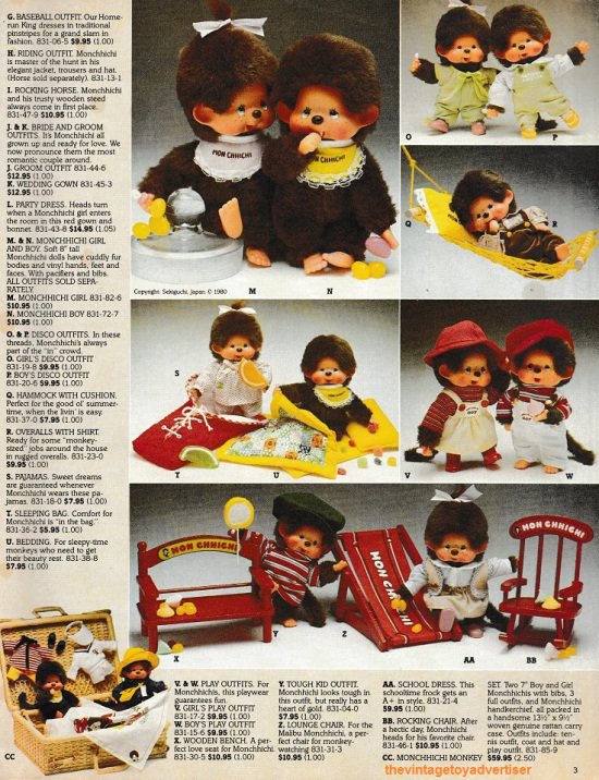 monchhichi 1980