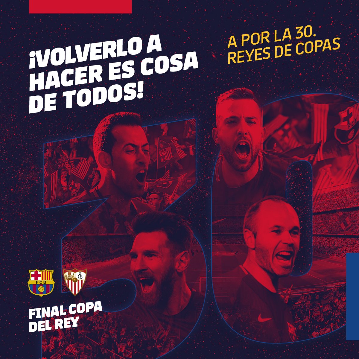 FCBarcelona_es's tweet photo. #CopaBarça
🏆🏆🏆🏆🏆🏆🏆🏆🏆🏆
🏆🏆🏆🏆🏆🏆🏆🏆🏆🏆
🏆🏆🏆🏆🏆🏆🏆🏆🏆
🏆❓
¡A la finaaaaaaaaaal!
¡A por la 30 #CopaBarça!
🔵🔴 https://t.co/XOEyQflDkL
