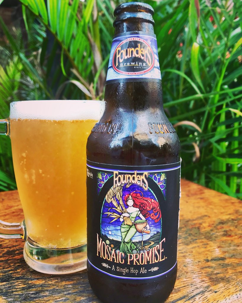 frossi22's tweet photo. Happy Hour! | #founders #singlehop #mosaicpromise #CraftBeer #beer #Cerveja #Beers #capitaobarley https://t.co/yKjGetAoup
