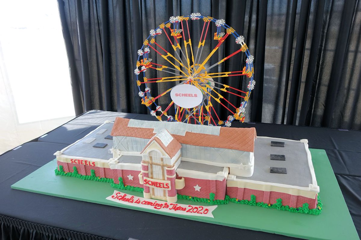 TheColonyTexas's tweet photo. Alongside executives from @SCHEELS & @GrandscapeTX, city officials broke ground today on what will be the nation's largest all-sports store (331Ksf) when complete in 2020. Welcome to #TheColony! For more photos: https://t.co/Gj1CDVsvUP https://t.co/poVhfkijMa