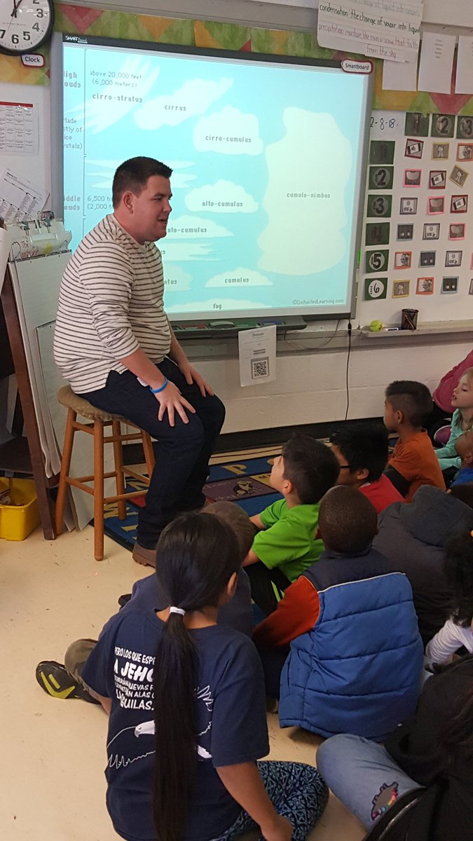 MkemmaPrice's tweet photo. #bestatthecrest #ignitelearningbcps 
Scotty Powell and Burke weather.  Thank you for sharing your knowledge of weather for us! https://t.co/gVR9bleOaa