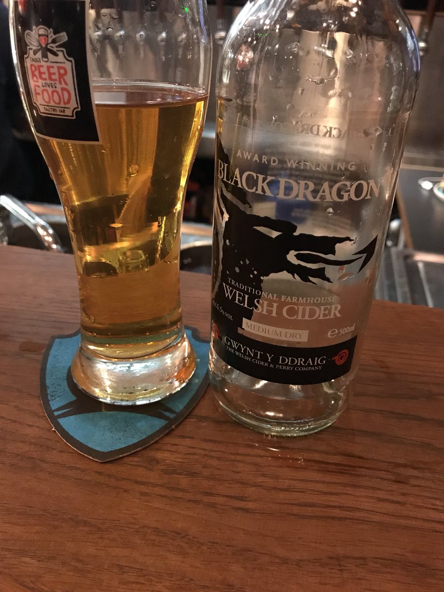 CiderMonger's tweet photo. Having a Black Dragon Cider - it tastes like apple juice and is wicked sweet... https://t.co/UYC8jxdm1K