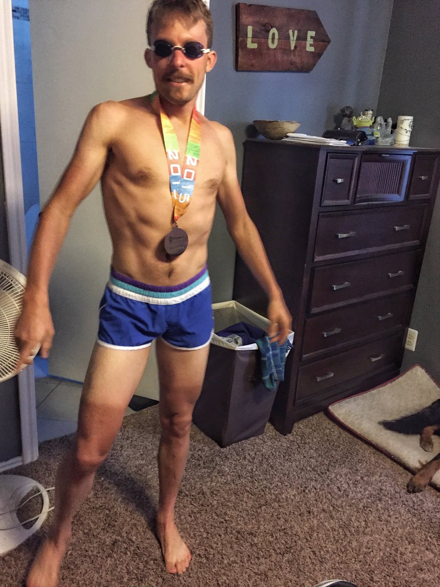 ErikSlack's tweet photo. Time to get into that #Olympics2018 spirit. Good luck @TFletchernordic &amp; @SkiFletch. I think I might have the wrong attire though. https://t.co/GA35OT0rXw