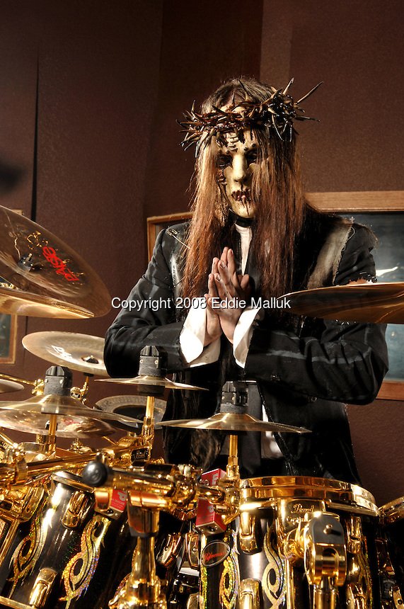 Joey Jordison Gold Drum Set