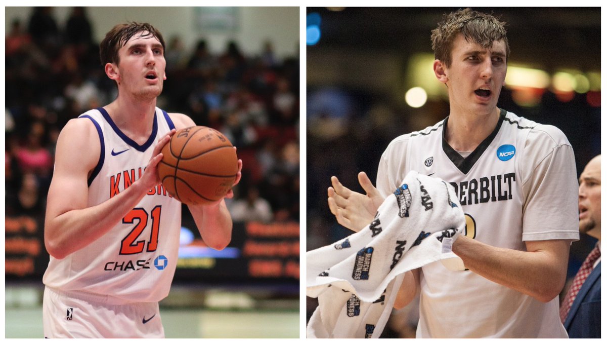 CutlerKlein's tweet photo. It appears Knicks two-way player and Vanderbilt alum Luke Kornet will make his NBA debut tonight. 

I spoke with him back in December about life in the pros for @vuhustlersports. Thrilled to see him get his shot tonight. 

https://t.co/FHTsj5ne2B https://t.co/RsazD6P9yI