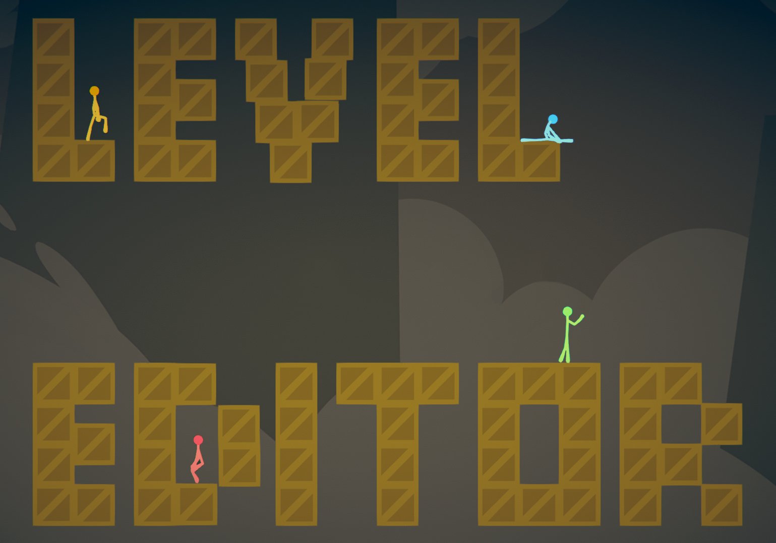 Landfall on X: So like, you can make your own levels in Stick Fight: The  game now.   / X