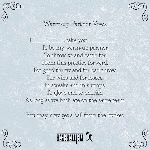 A sacred baseball bond...
#ValentinesDay