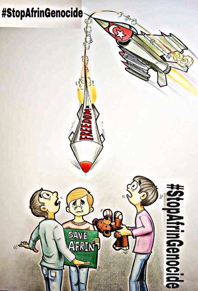 Kurdish_Land's tweet photo. #StopAfrinGenocide #afrin #NoflyZone4afrin #Rojava #Aleppo #YPG #SDF #AfrinOperatio #afrinNotAlone #TwitterKurds #AfrinUnderAttack #SpeakUpForAfrin #kurdistan #vatican @realDonaldTrump @UN @UNHumanRights @UNICEFgermany @UN_PGA @Ruptly @FoxNews @CNN @BBCWorld https://t.co/bXqpfU8QX7