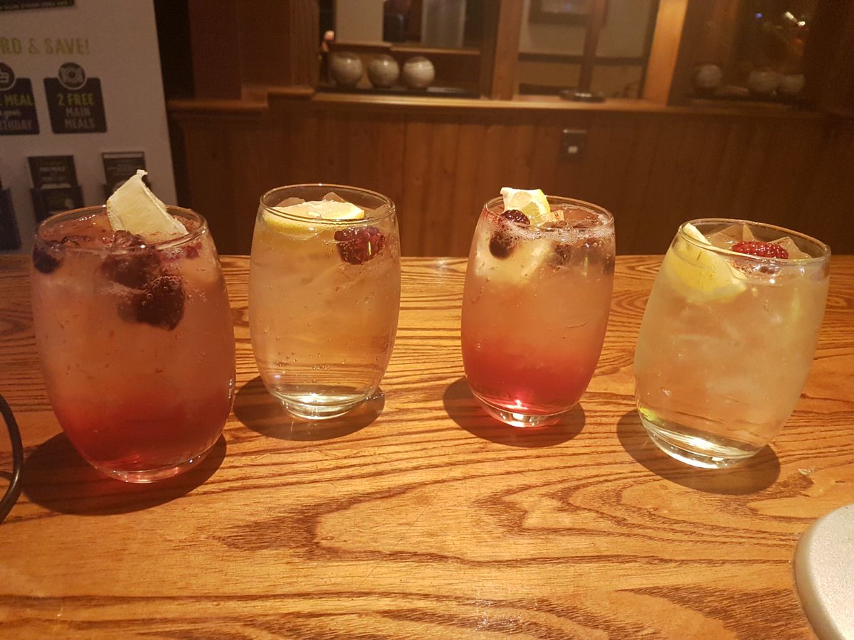 2 guests loved the Raspberry Fizz &amp; Hedgehog G &amp; T sooo much round 2 &amp; 3 where ordered at the same time. 
Well done Tom on your upselling skills 
<a href="/SteveAdamsTT/">Steve Adams</a> <a href="/StaplesClaire/">claire staples</a>