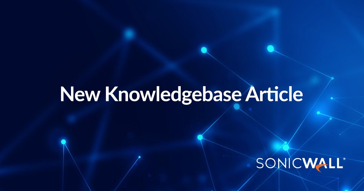 SonicWall's tweet photo. Have a multi-tenant environment running a ton of #VLANs and need to use #WireMode to quickly inspect and send traffic across interfaces? We've got you covered: https://t.co/z71PZcxAQc https://t.co/kckkGiggHP