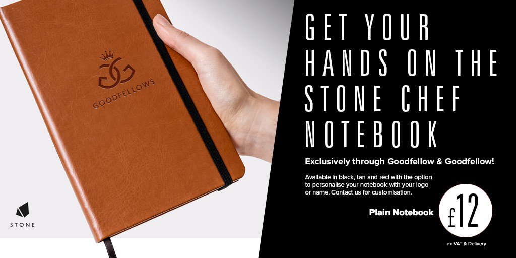 GoodfellowsLtd's tweet photo. The Stone Chef Notebook...have you got yours??
Don't miss out ! Order here: https://t.co/hciYmAWHM0
#ChefNotebook https://t.co/HbyUbhEGNz