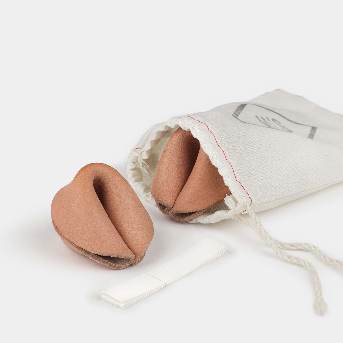 Leather Fortune Cookies? Yes, please! Keep one on your desk, give one to a friend, surprise your lover. Find them in our web shop here ---> bit.ly/2GZvzVu