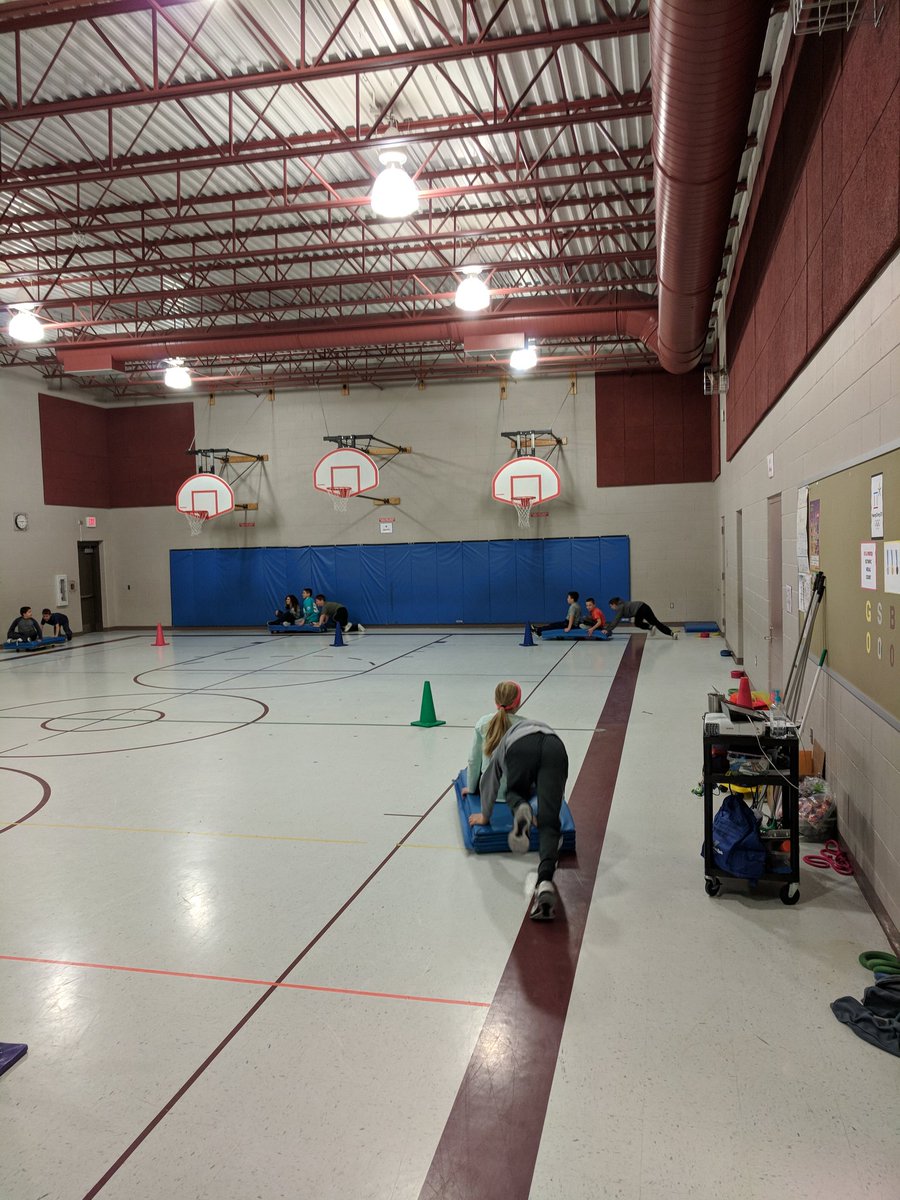 andrew_reck's tweet photo. Wheeler "bobsled" teams warming up for PE and learning about different Winter Olympic Sports in South Korea. https://t.co/W5Fd2Hjbmb
