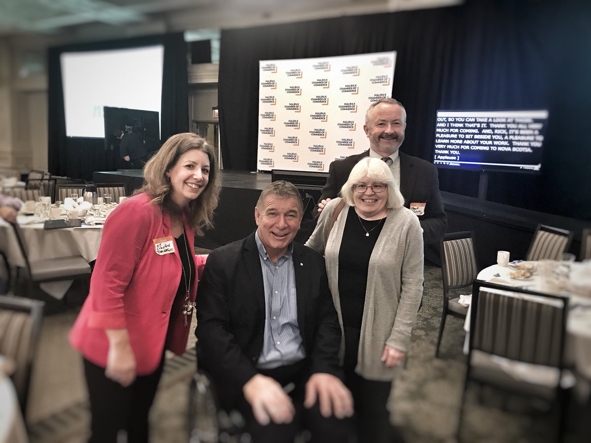 TEAMWork1997's tweet photo. Amazing lunch with Rick Hansen today! Truly inspirational! #inclusion #accessibility #HCCAccess @TEAMWork1997 @NSLAE @theNSCDA https://t.co/n3P85lDbLA