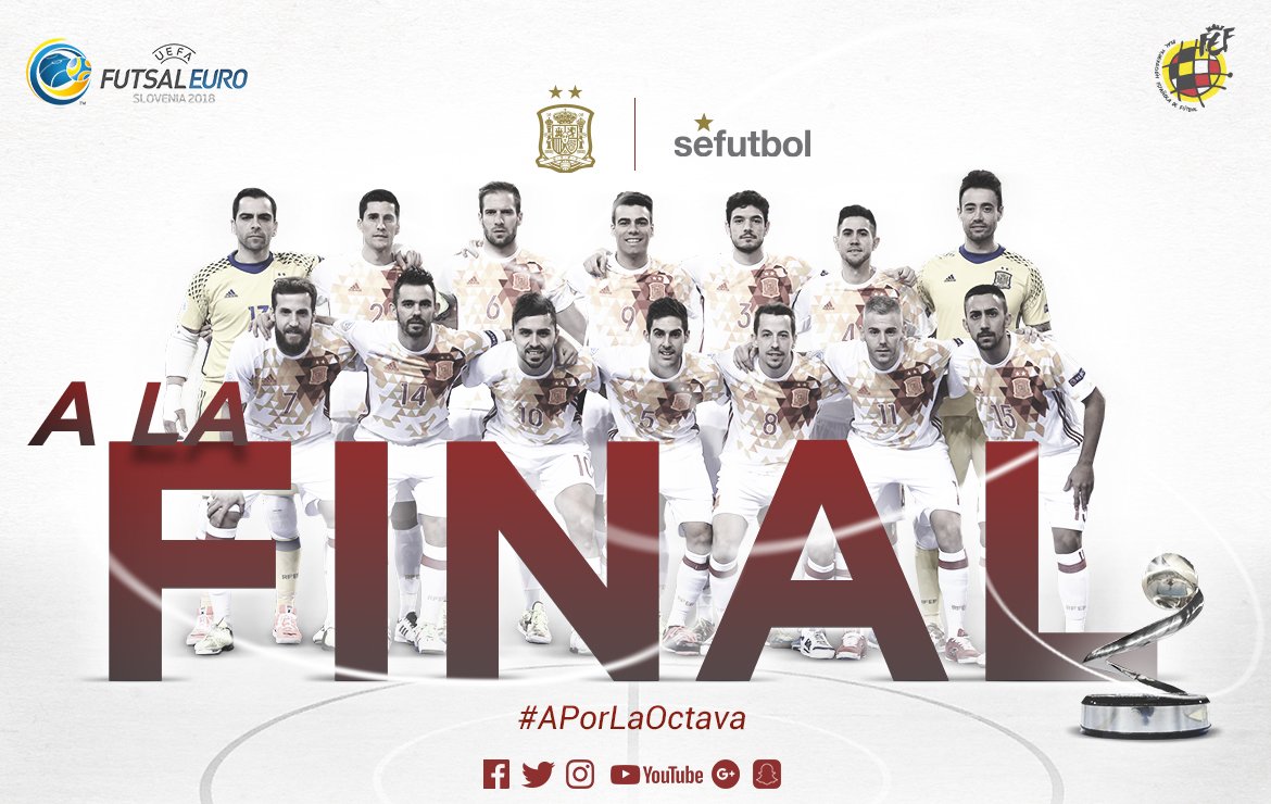 ¡¡¡¡¡GOOOOOOL DE <a href="/Lin08futsal/">Lin</a> y A LA FINAAAAAAAL!!!!! 5-5 y 1-3 en penaltis. ¡RT por este MARAVILLOSO EQUIPO! #KAZESP 🇰🇿-🇪🇸 #FutsalEURO #APorLaOctava