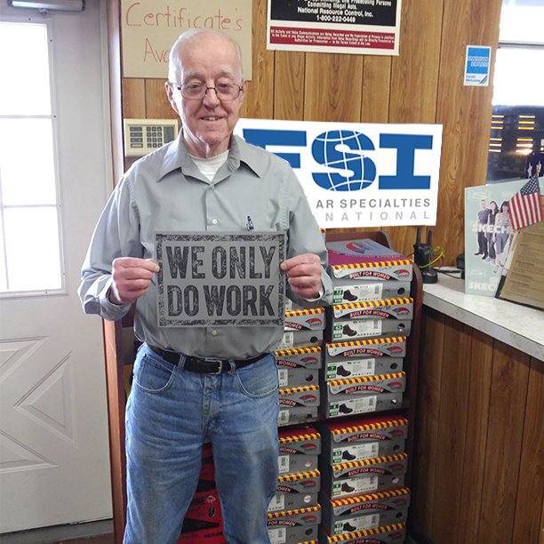 FSI_HQ's tweet photo. John Moore knows what #WeOnlyDoWork Means. What does it mean to you? https://t.co/l9MFiK48hL
