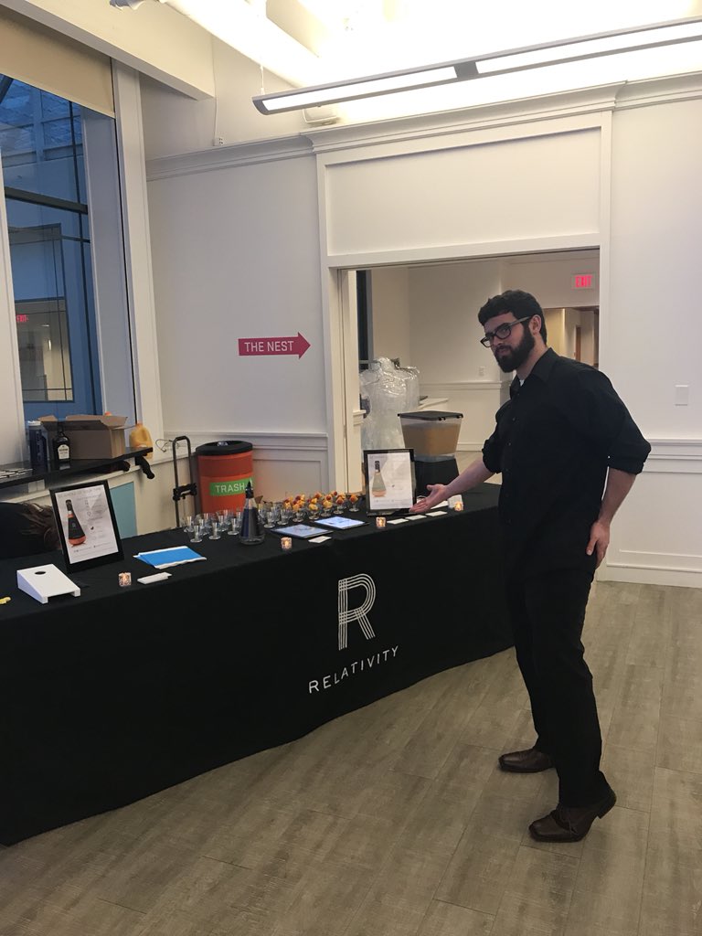 RelativityWhisk's tweet photo. We’re sampling tonight at the @MassChallenge Application Launch Party! #discoverrelativity #whiskey https://t.co/AMcIXILjaz
