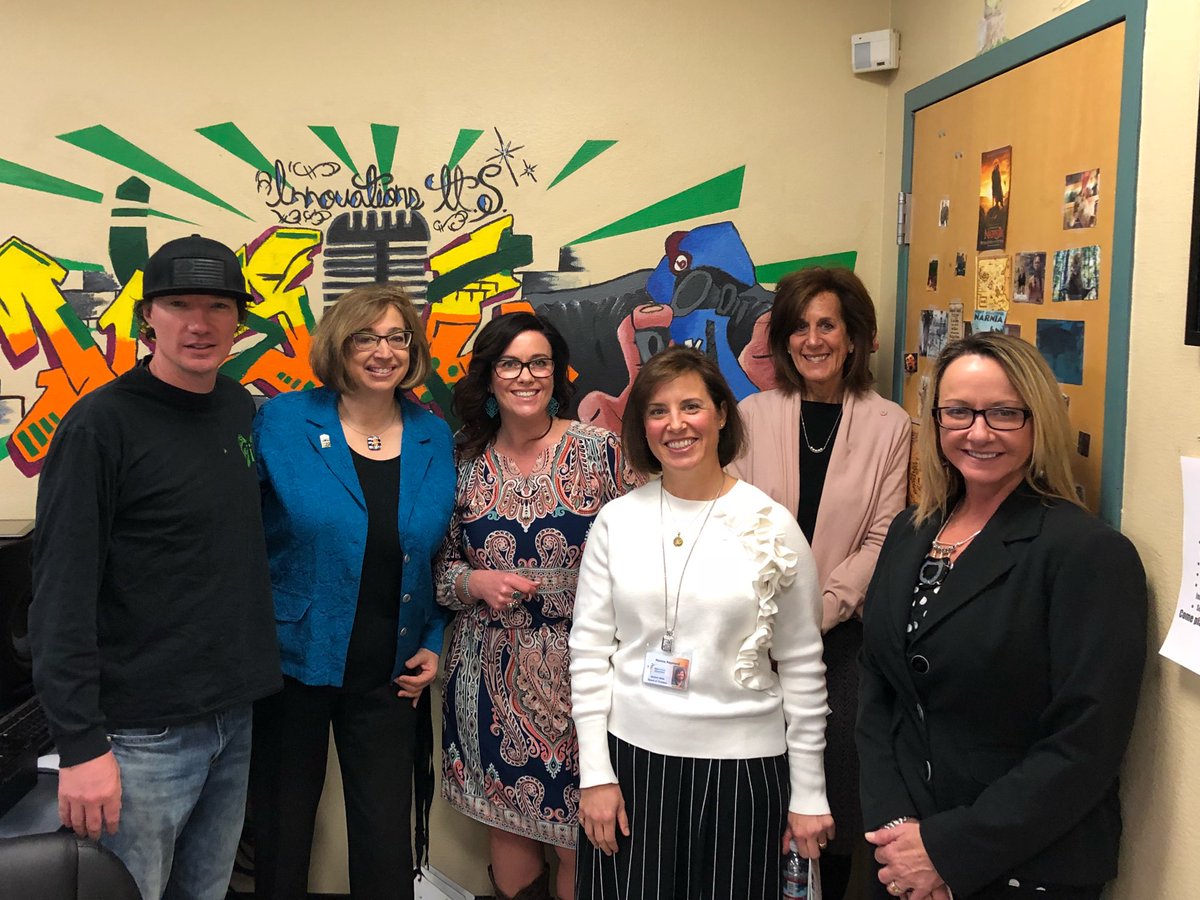 Such an honor to spend the morning with Ann Silver from <a href="/RSChamberNV/">Reno+Sparks Chamber of Commerce</a> and Councilwoman <a href="/NaomiDuerr/">Naomi Duerr</a> at Innovations High School. Thank you Principal Harper and staff for your time &amp; dedication to our students! #PrincipalForADay