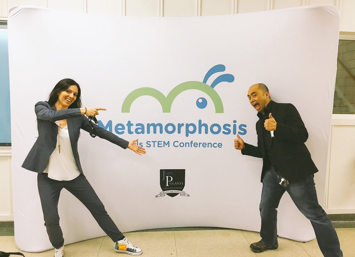 MetamorphSTEM's tweet photo. #MORPH2018 Countdown!!! One month away until we meet again to celebrate #IWD2018 on March 8 @JohnPolanyiCI with the most amazing #STEMFam from all across the #GTA and the @tdsb! #girlsinstem #womeninstem #inspirechange 

#tbt to #MORPH2017 https://t.co/b7iyGSRqYX