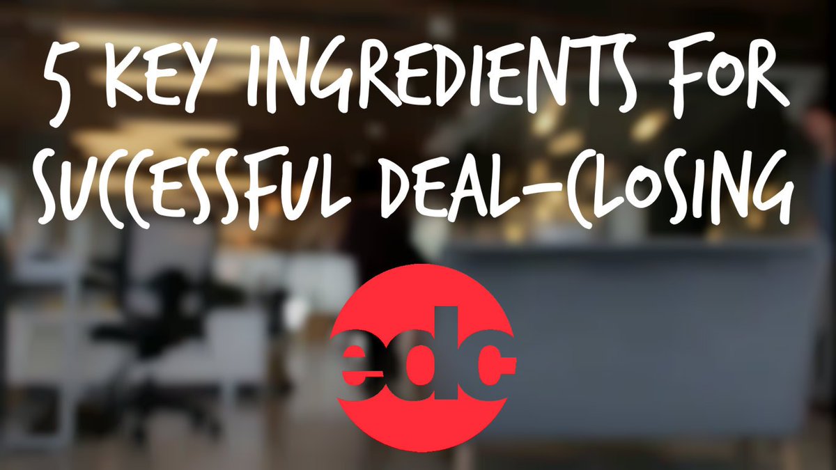 SimonHaighcom's tweet photo. 5 Key Ingredients for Successful Deal-closing 
#youtube #success #keyingredients #DealClosers #skills

https://t.co/wMDDo4DKfs https://t.co/l5W53xBE5m