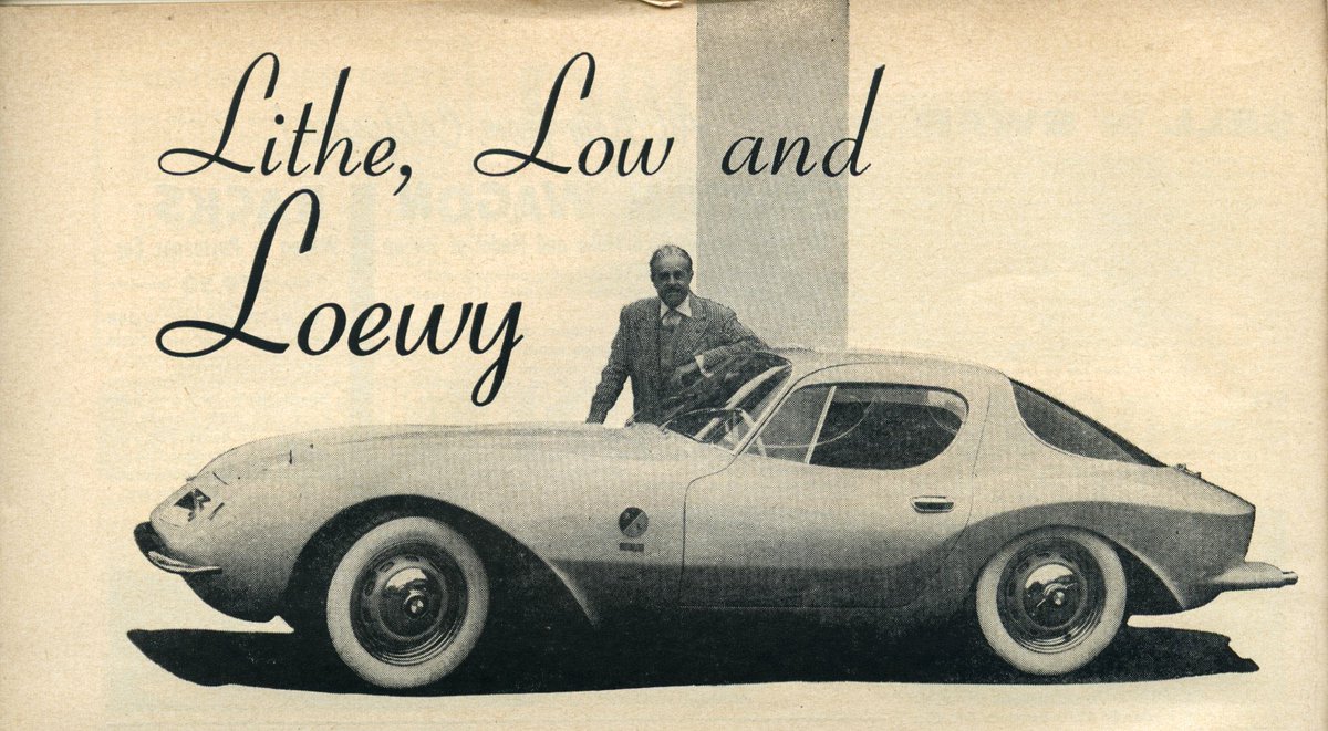 annequito's tweet photo. Bonus from Patricia Moore’s rousing #DesignAccess talk: This sexy 1957 Motor Trend clipping featuring Raymond Loewy and the BMW he designed #CHLab cc: @RussellFlinchum #dcrit https://t.co/hmYXuvh1Iq
