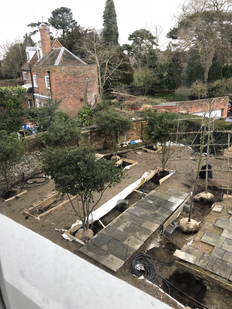 ButterWakefield's tweet photo. Lovely little project coming together beautifully, all thanks to the genius who is @michael_darvill and team. Gorgeous green stuff as always @deepdaletrees just the jobby! https://t.co/pYbetpya9A