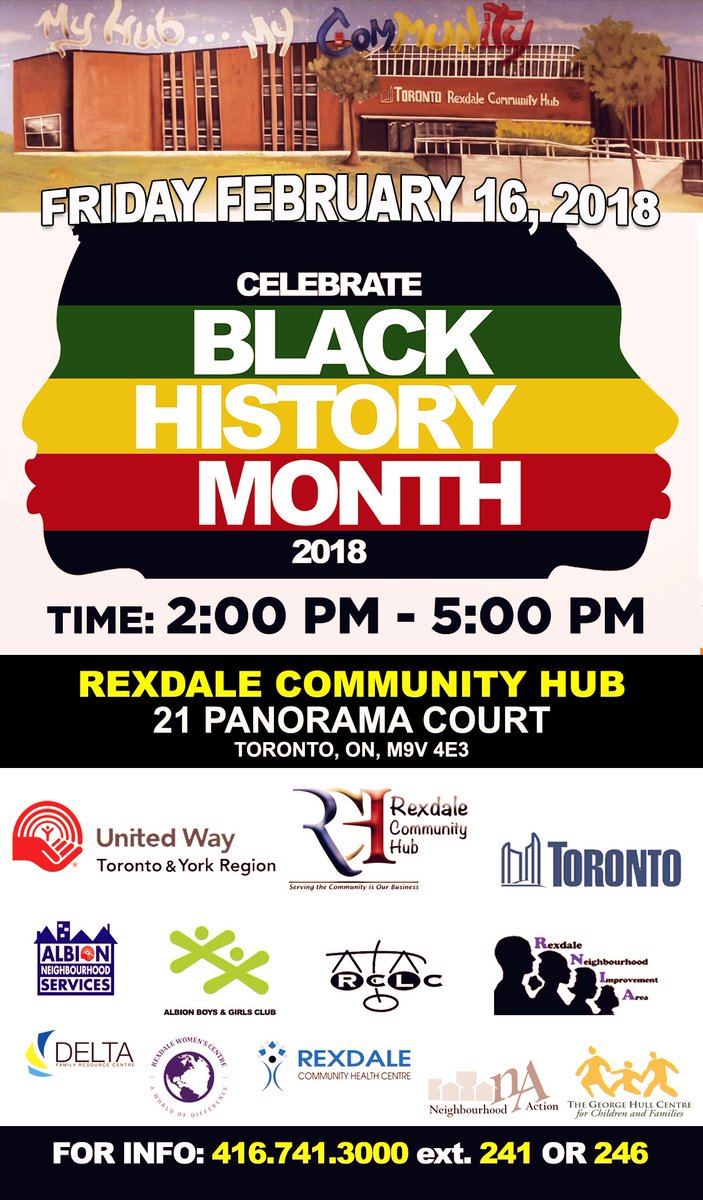 LouisMarchTO's tweet photo. Glad to see the many Black History Month events taking place across the city - hoping that they will help to inspire many @RexYouth4Change @Rexdalechc @ddonkor1 @BlkHistStudies @theonlyernie @alldaysfa https://t.co/eHSmfrmgr2