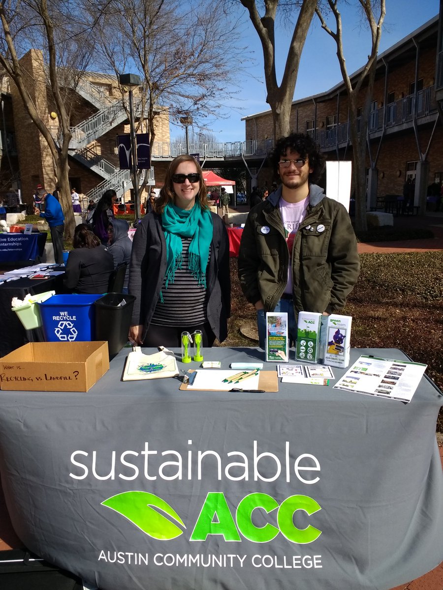 sustainableACC's tweet photo. Happening now... #RiverbatBash at ACC Eastview. We are here until 2pm, come chat with us! https://t.co/WScsRxydQJ