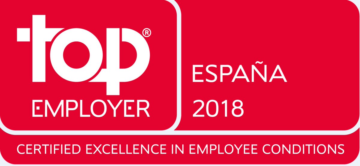 msd_es's tweet photo. Hoy en #MSDEspaña recogemos el distintivo @TopEmployers_Sp que avala nuestra apuesta por el desarrollo, el crecimiento, el bienestar y la calidad de vida de nuestros empleados #TECD2018 https://t.co/wWiIc6nxsG