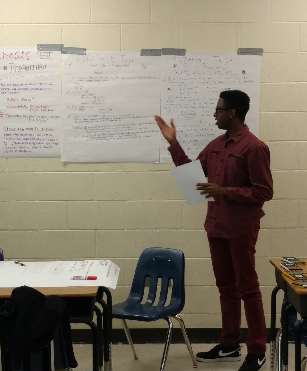 Mr_Ligatti's tweet photo. Gallery walk review for unit test on inference for proportions in #APStatistics #BethU @lcbirdprincipal https://t.co/Xim6BmmvYk