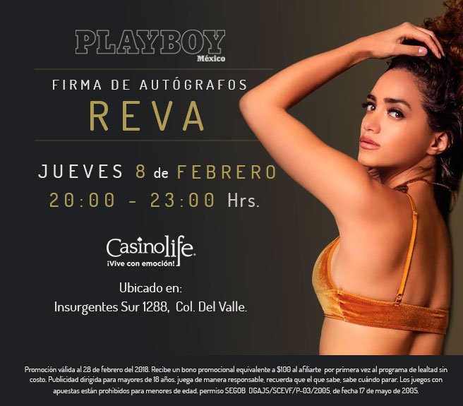 ¡HOY Firma de Autógrafos con <a href="/RevaOficial/">REVA</a> en <a href="/CasinoLife_MX/">Casino Life Oficial</a>!