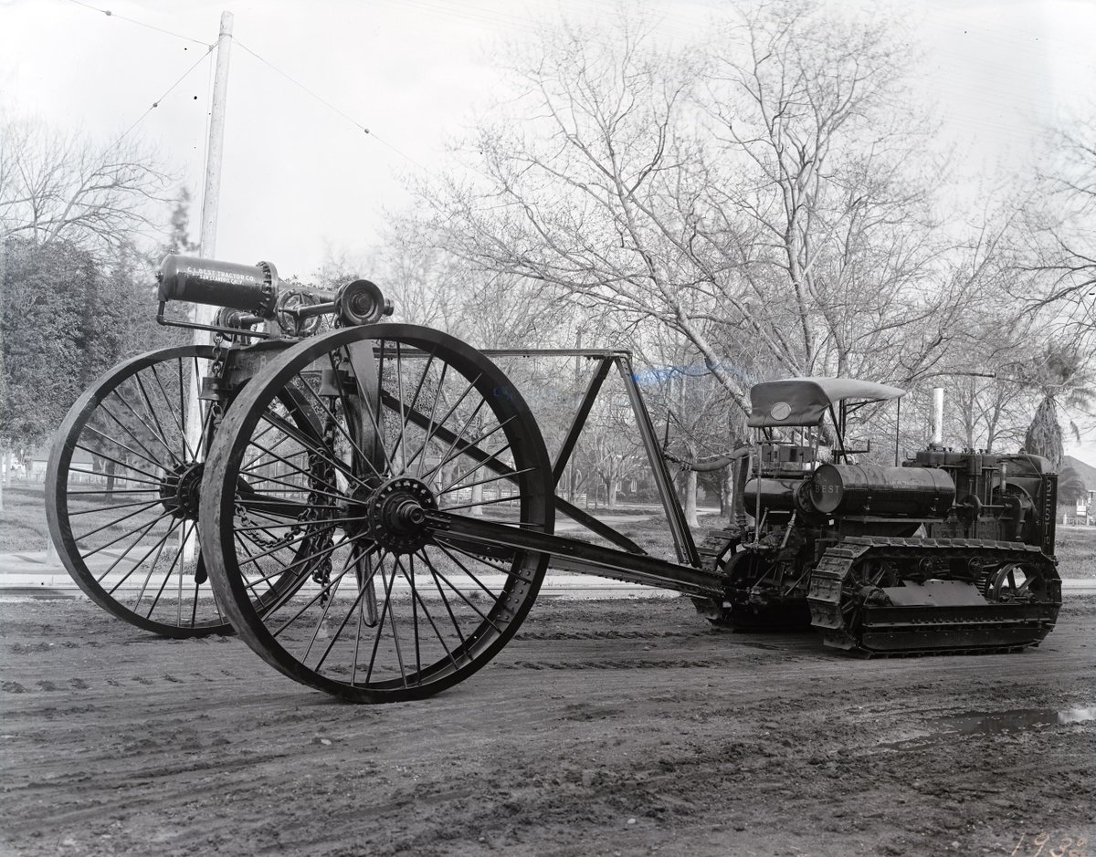 PetersonCat's tweet photo. In honor of the kick-off of logging season, here's an incredible logging wheeler from 1924! #throwbackthursday #loggingseason https://t.co/Yr1FA7Y3Tj