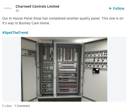 Thanks for the post <a href="/ChartwellCtrls/">Chartwell Group</a> - #SpotTheTrend!