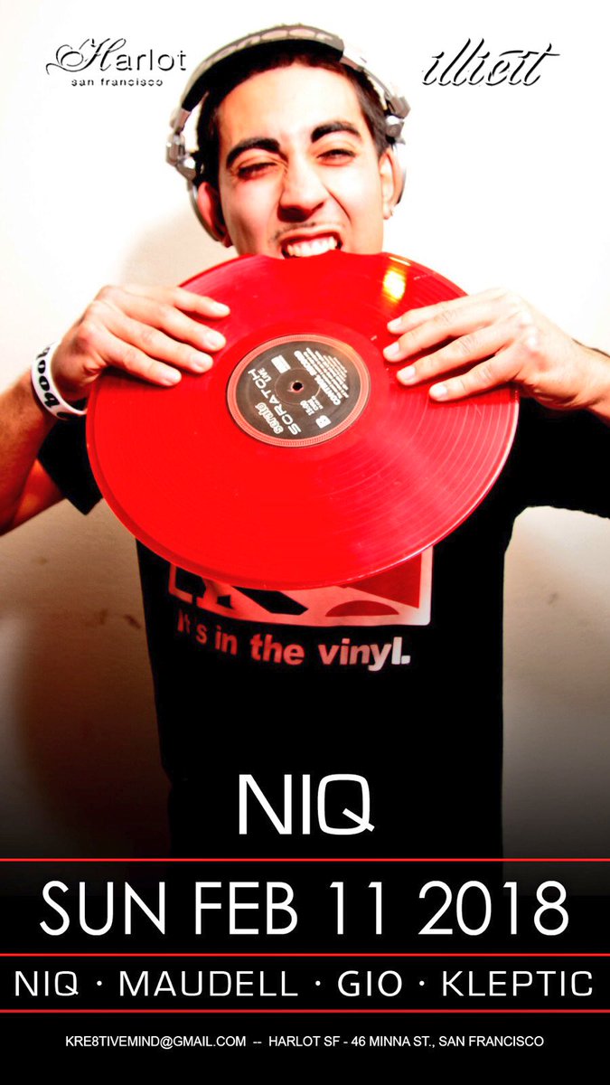 This #Sunday night I’ll be #DJing <a href="/HarlotSF/">Harlot San Francisco</a> with some hittas in #SF Would love to see all my #ladies join us and celebrate life.