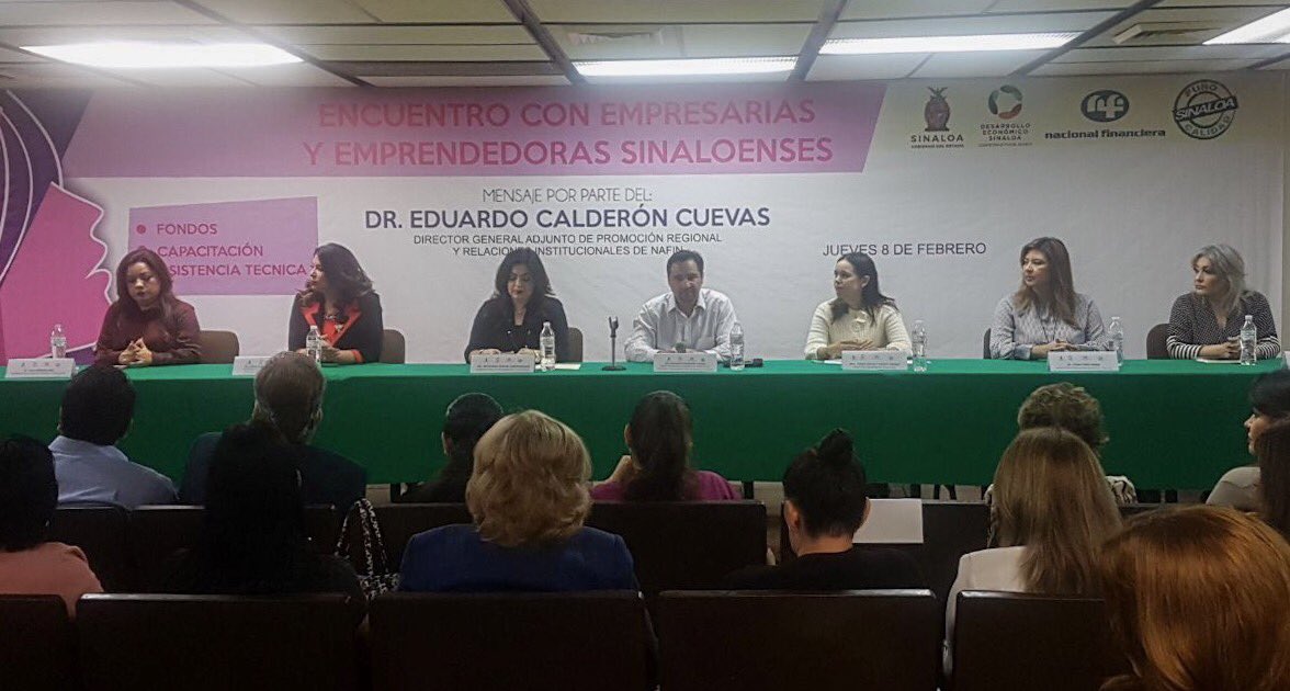 ecalderonc's tweet photo. Encuentro con empresarias sinaloenses. Muchas gracias a @AmmjeCln, @remunemx, @AMMJECuliacn, @ISMujeres1 y @SinaloaSedeco por sumarse a la labor de @NafinOficial de fomentar la #InclusiónFinanciera de las mujeres. https://t.co/enZru6Pcfj