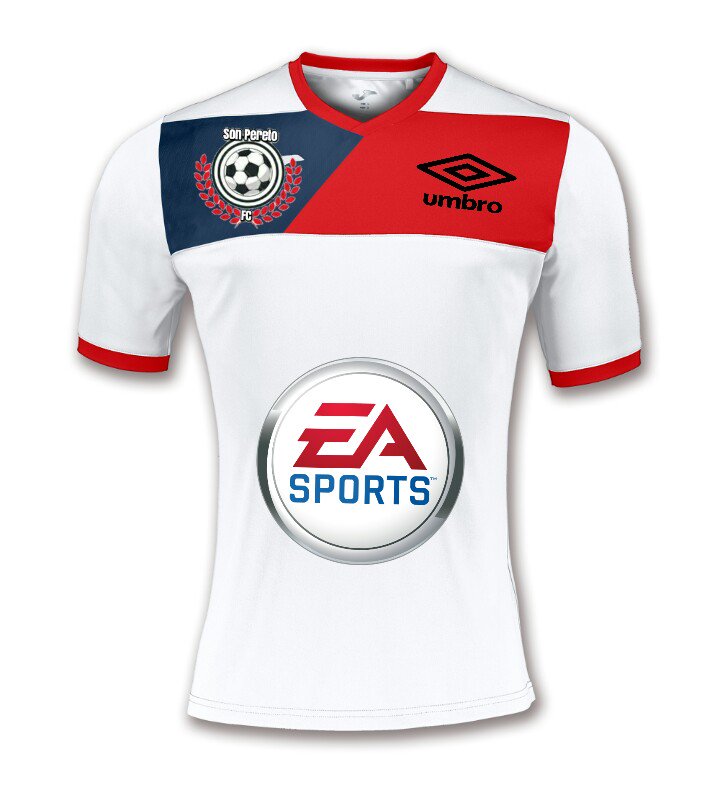 SonPeretoFC's tweet photo. Primera y segunda equipación ya disponibles en las tiendas!
Patrocinadores: @EASPORTSFIFA y @umbro https://t.co/HRcDKoxoMB