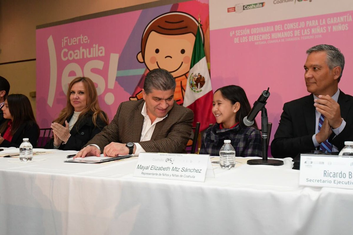 mrikelme's tweet photo. Hoy llevamos a cabo la Sexta Sesión Ordinaria del Consejo para la Garantía de los Derechos Humanos de Niñas y Niños en nuestro estado, con la presencia de @ricardobucio ¡Seguiremos trabajando por la niñez coahuilense! #FuerteCoahuilaEs https://t.co/xpp8141SgB