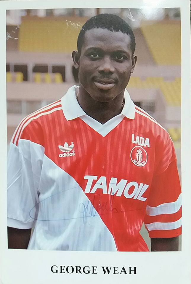 George Weah sent this postcard in 1990 to Elizabeth Blunt @BluntSpeaking for her diligent coverage of Liberia's Civil War for the BBC as a correspondent…